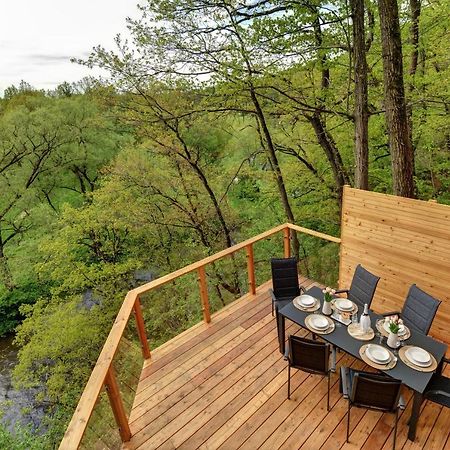 Riverside Cabin Doudleby Bagian luar foto