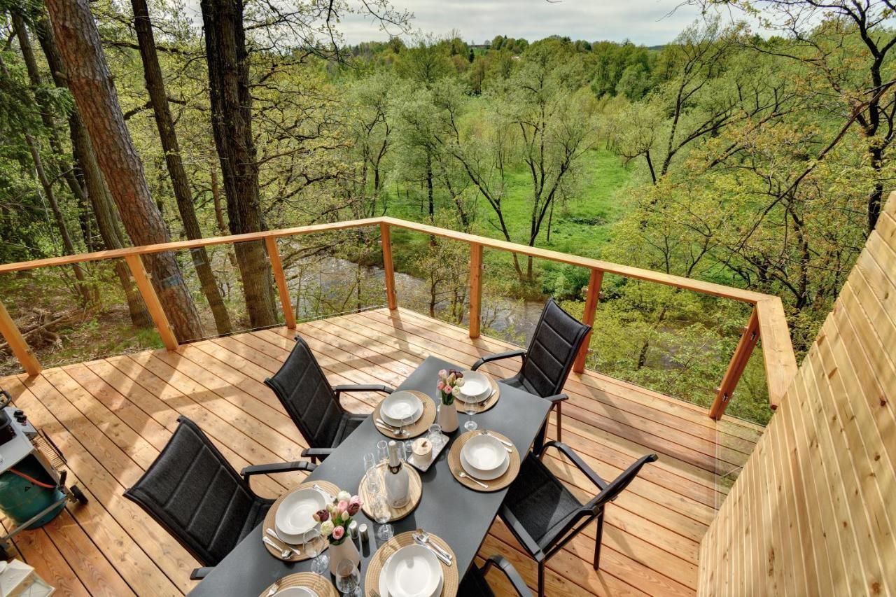 Riverside Cabin Doudleby Bagian luar foto