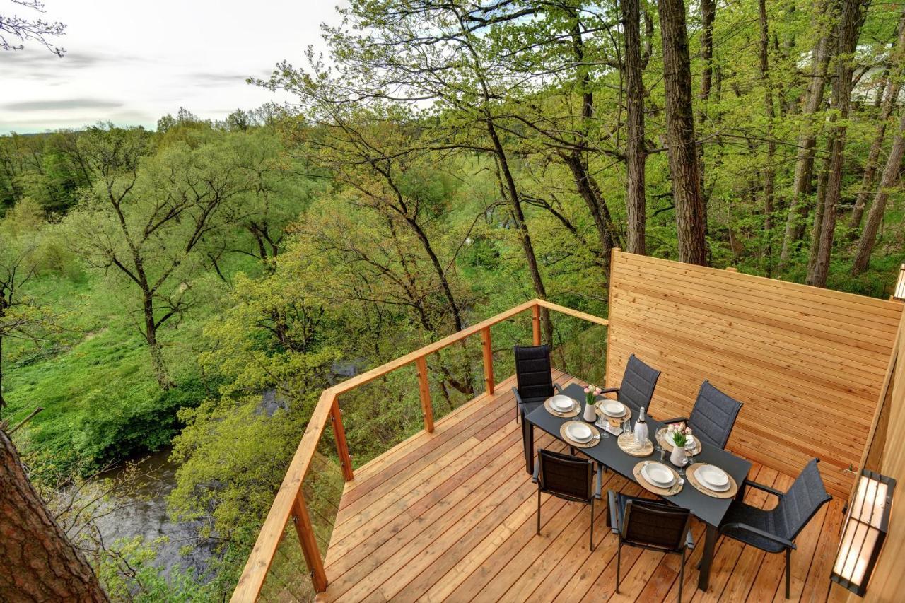 Riverside Cabin Doudleby Bagian luar foto